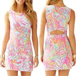 LILLY PULITZER Scuba To Cuba Whiting Shift Dress Size M